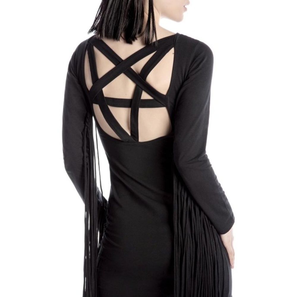 Killstar Sister Salem Fringe Dress